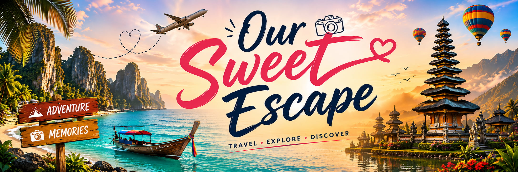 travel couple exploring countries and hidden gems